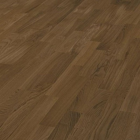 Polarwood Classic Дуб ИРИС, сорт. Робуст, коричневый матовый лак, 3-полосный (фото 2)