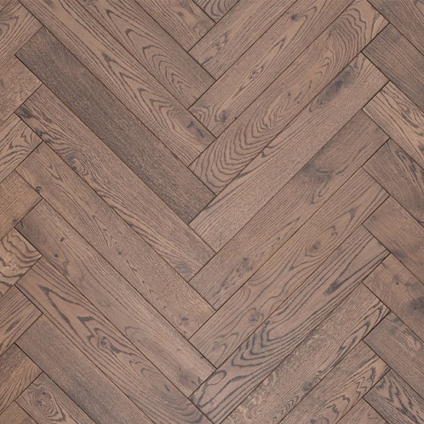 Polarwood Herringbone Дуб ЦЕЙЛОН HB "Англ. ёлка", сорт. Робуст, масло, брашир., фаска 4V, 1-полосный (фото 1)