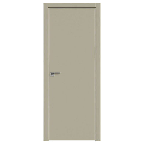 Межкомнатная дверь Profil Doors ПрофильДоорс 1 E кромка мат 4 Eclipse 190 Экспорт Шелл Грей Глухая (фото 1)