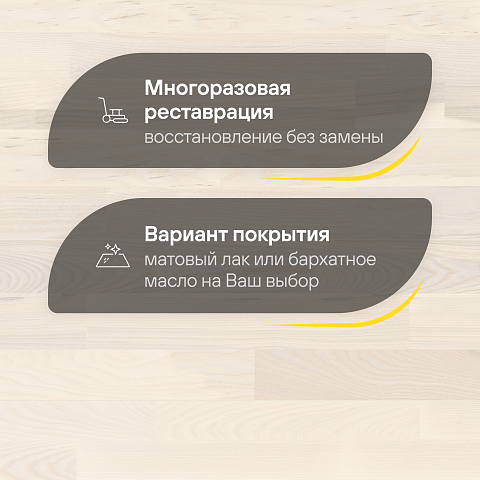 CROWNWOOD Острова 14 мм AA9987 Ясень Найсаар Благородный трехполосный браш матовый лак (фото 4)