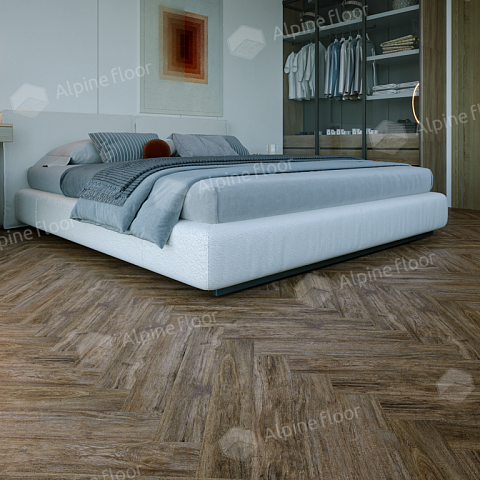 Alpine Floor Herringbone 8 Pro 4V 33 (CH) LF102-10B New_ Дуб Бордо (фото 5)