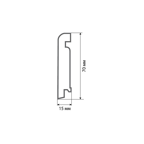 Finitura dekor R13 70х15х2400/ 012 (фото 2)